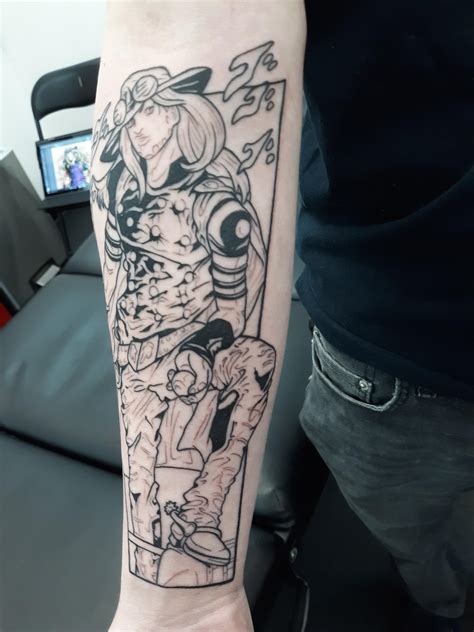 Got A Tattoo Of Gyro Zeppeli R Stardustcrusaders