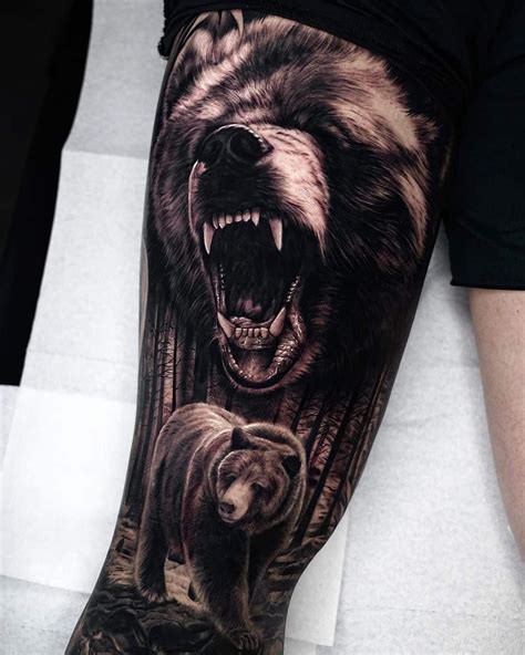 Grizzly Bear Tattoo