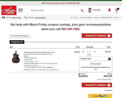 Unlock Exclusive Savings with Today's Guitar Center Promo Code