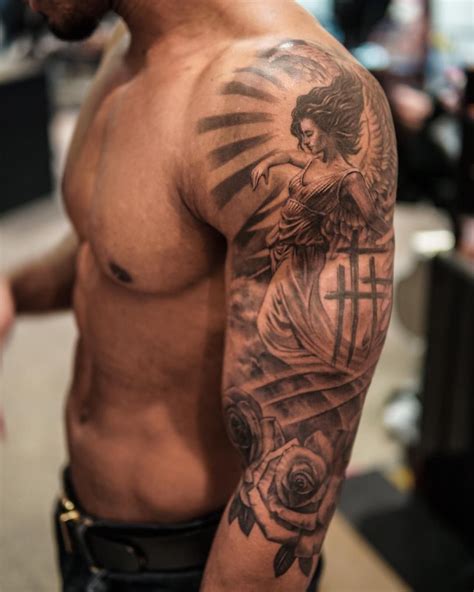 Half Sleeve Tattoo Mens Shoulder Tattoo Tattoo Sleeve Men