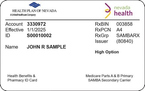 Health Card Nevada