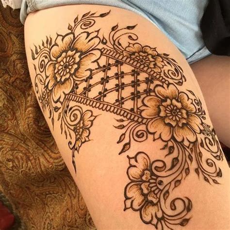 Henna Thigh Tattoo Designs Henna Thigh Tattoo Designs
