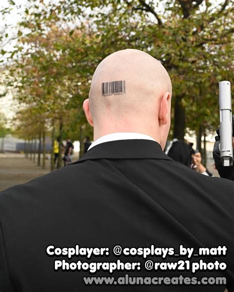 Hitman Barcode Tattoo