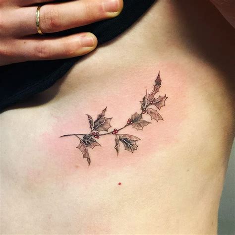 Holly Plant Tattoo