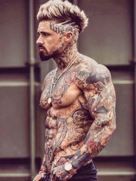 Hottest Tattooed Male Models Inked Men Tattoos For Guys Cute Tattoos