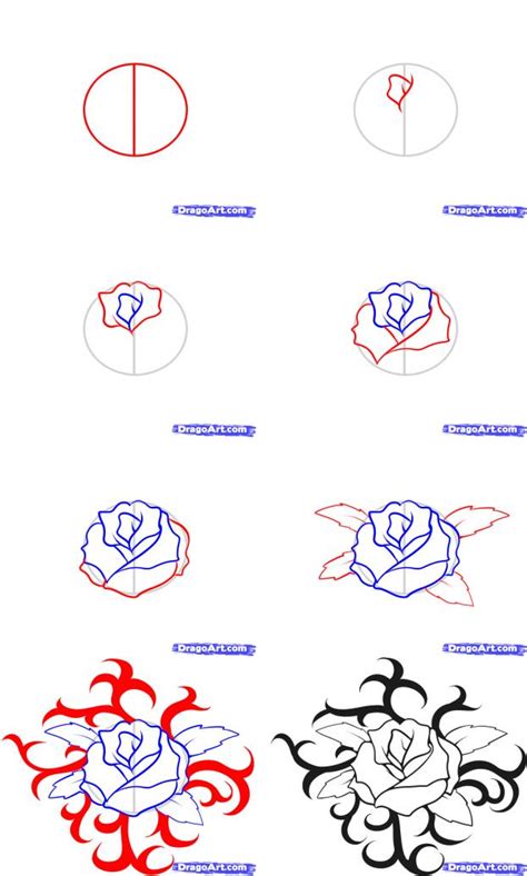 How To Draw A Tattoo Step By Step Kids Drawing Lessons How To Draw A Tattoo Step By Step Kids Drawing Lessons