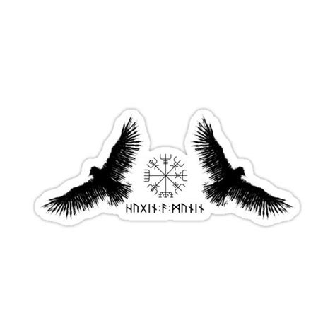 Hugin And Munin Norse Tattoo Norse Symbols Viking Art