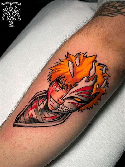 Ichigo Kurosaki Bleach Tattoo By Antoniettaarnonearts On Deviantart