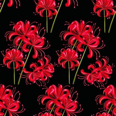 Japanese Death Flower Fabric Wallpaper And Home Decor Spoonflower Japanese Death Flower Fabric Wallpaper And Home Decor Spoonflower