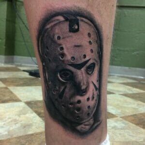 Jason Voorhees Mask Tattoo