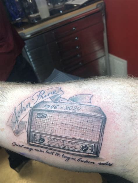 John Prine Memorial Tattoo By Brittney Butler At Legacy Ink In