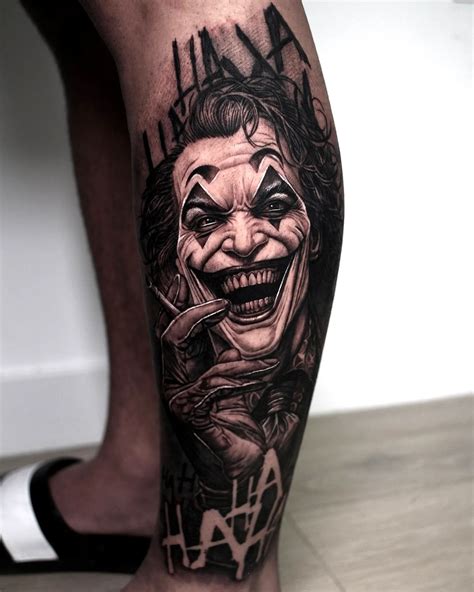 Joker Leg Tattoos