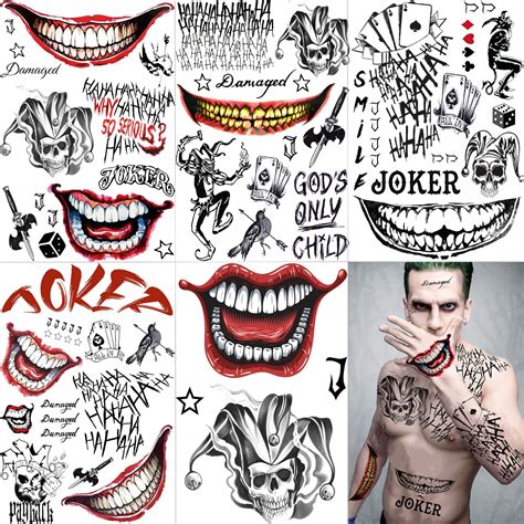 Joker Skull Tattoos Designs Joker Skull Tattoos Designs