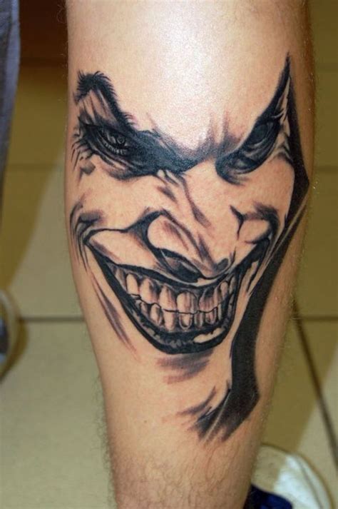 Joker Tattoos Design One Off Cool Clown Tattoo Best Tattoo Pictures