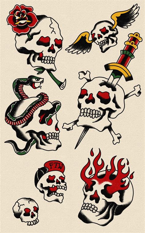 King Amp 39 S Skull Old School Tattoo Design Tattoos Wizard Designs King Amp 39 S Skull Old School Tattoo Design Tattoos Wizard Designs