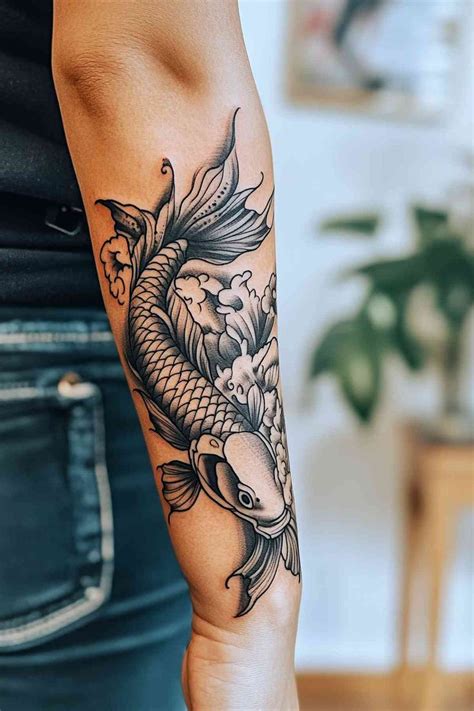 Koi Fish Tattoos Forearm