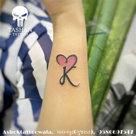Letter K Tattoo Ideas With Heart Must Watch This Design Awarts111