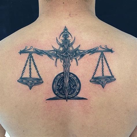 Libra Tattoos For Men Tribal