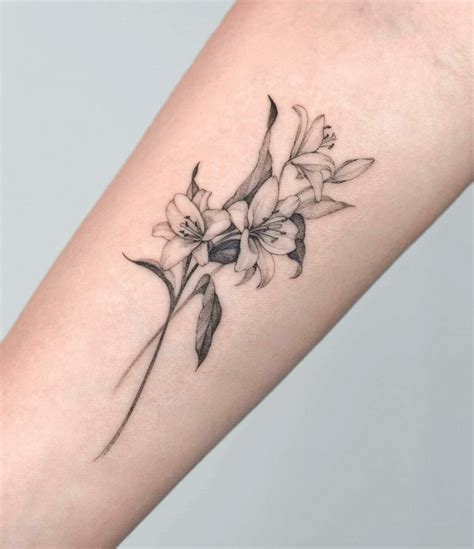 Lily Flower Tattoo Ideas