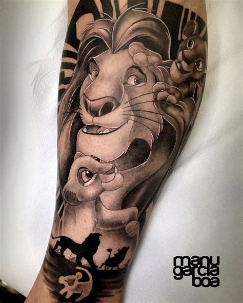 Lion King Tattoo Designs For Men