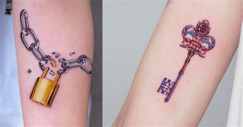 Lock And Key Tattoo Design Tatuajes Que Adoro Pinterest Key