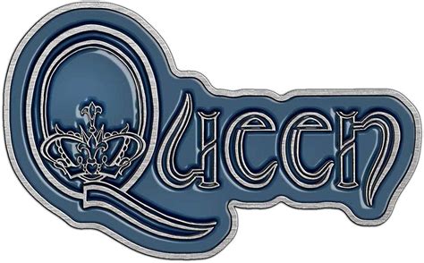 Logo Queen Tattoos Queen Pin Logo Blue Silver Coloured Amazon Co Uk Logo Queen Tattoos Queen Pin Logo Blue Silver Coloured Amazon Co Uk