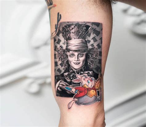 Mad Hatter From Alice In Wonderland By Justin Hicks Tattoonow Mad Hatter From Alice In Wonderland By Justin Hicks Tattoonow
