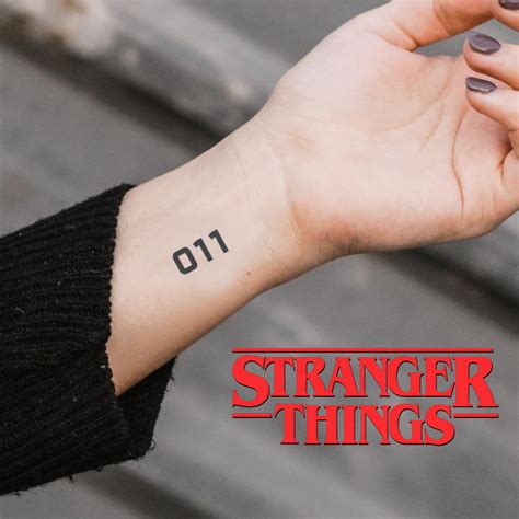 Made Stranger Things Eleven Tattoo Stranger Things Pinterest Made Stranger Things Eleven Tattoo Stranger Things Pinterest