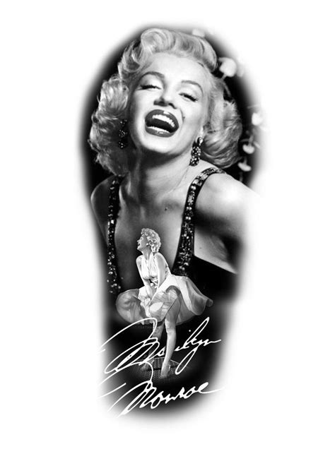 Marilyn Monroe Tattoo Design