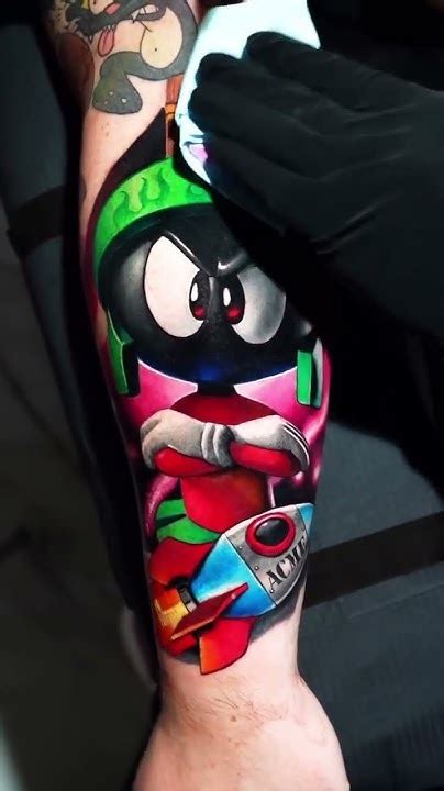 Marvin The Martian Work In Progress Looney Tunes Tattoo By Pablo Frias Tattoo Marvin The Martian Work In Progress Looney Tunes Tattoo By Pablo Frias Tattoo