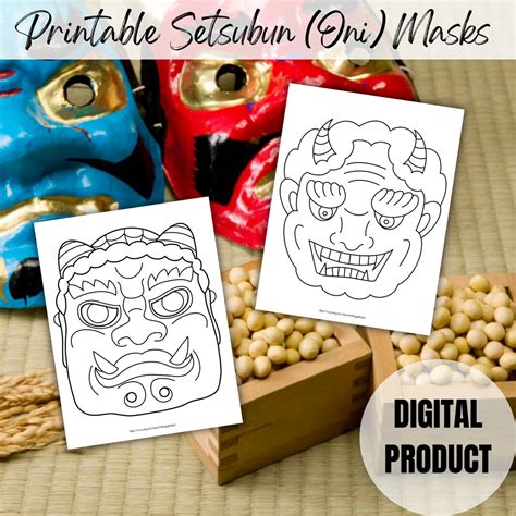 Mask Oni Printable Mask Oni Printable