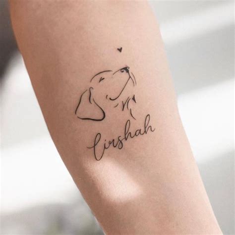 Memorial Pet Tattoos Dog Memorial Tattoos Explore A Variety Of Styles
