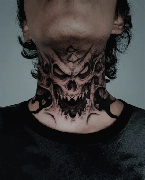Mens Throat Tattoo Ideas Bronctattooaus Com