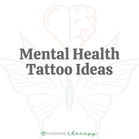 Mental Health Tattoo Ideas