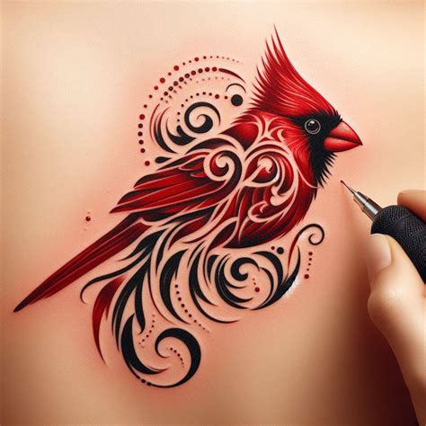 Mini Small Cardinal Your Own Tattoo Design Custom Designs Crafted