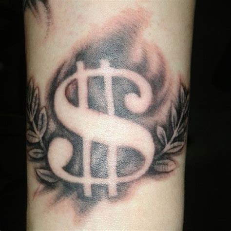 Money Sign Tattoo Design