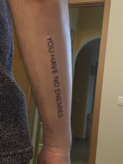 My Amp Quot No Enemies Amp Quot Tattoo R Vinlandsaga