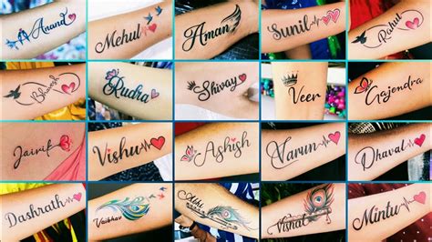 Name Hand Tattoos For Boys