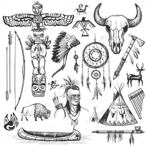 Native American Tattoo Patterns