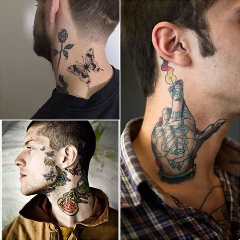 Neck Tattoo Designs For Guys