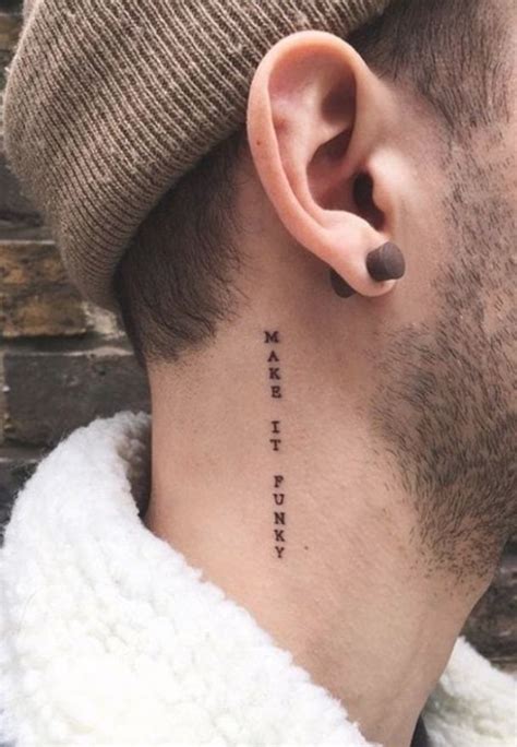 Neck Tattoos Words