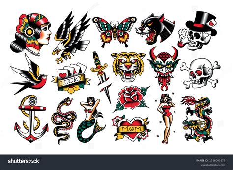 Old School Tattoo Designs American Traditional Tattoo Old School Tattoo Designs American Traditional Tattoo