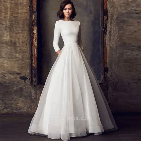 Organza A Line Wedding Dress: Discover Timeless Elegance