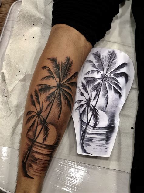Palm Tree Tattoo Designs Embracing Paradise Through Artwork Giau Palm Tree Tattoo Designs Embracing Paradise Through Artwork Giau