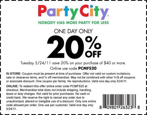 Best Party City Coupons: Save Big Today!