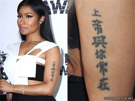 Perfection Tattoos Nicki Minaj Tattoos Perfection Tattoos Nicki Minaj Tattoos