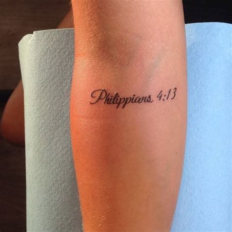 Philippians 4 13 Tattoo Philippians 4 13 Tattoo