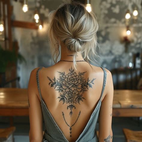 Pin By Jeremy Nash On Ethereal Tattoos Back Tattoo Spine Tattoos For
