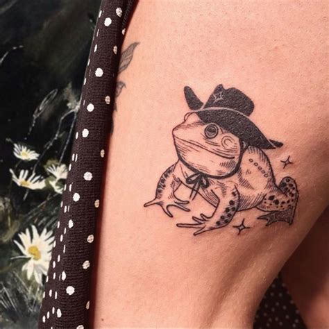 Pin By Jess Vlcek On Wild West Cowboy Tattoos Frog Tattoos