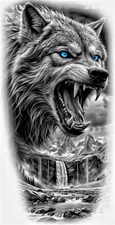 Pin By Luiz Henrique Pacheco On Lobo Wolf Tattoos Wolf Tattoo Sleeve